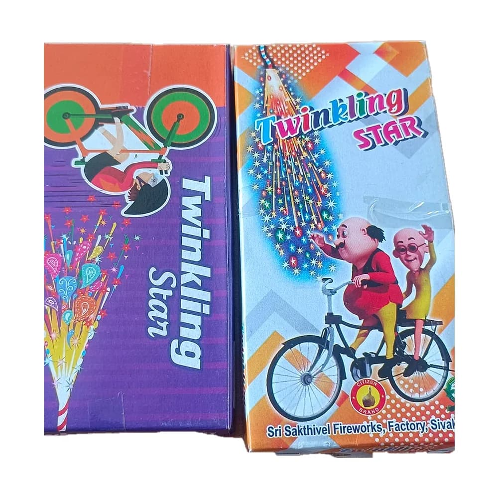 1.5" Twinkling Star, 1 box