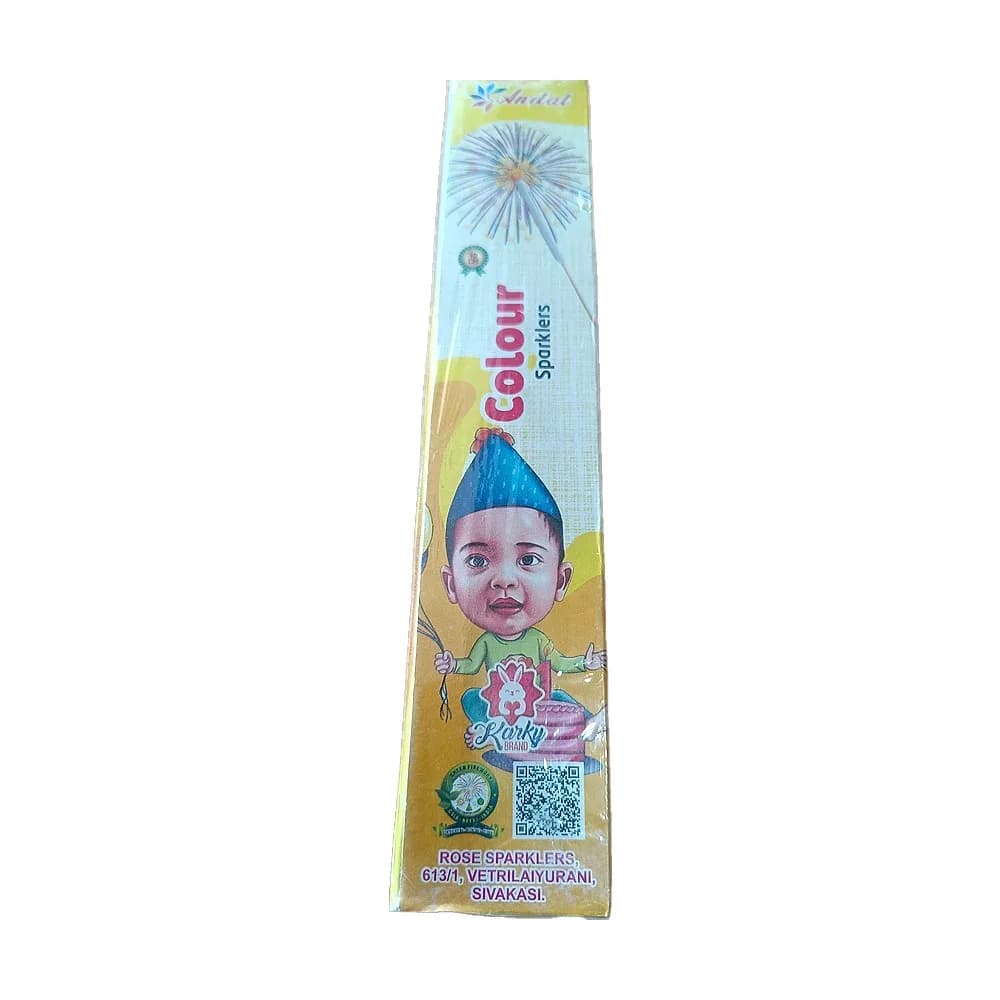 10 cm Color sparkler, 1 box