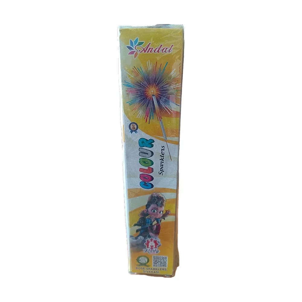 12 cm Color sparkler, 1 box