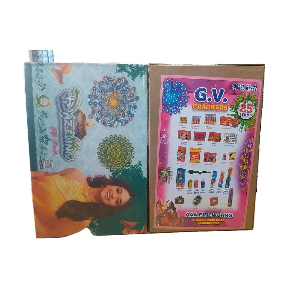 25 Items crackers gift box, 25 assorted items in one gift box