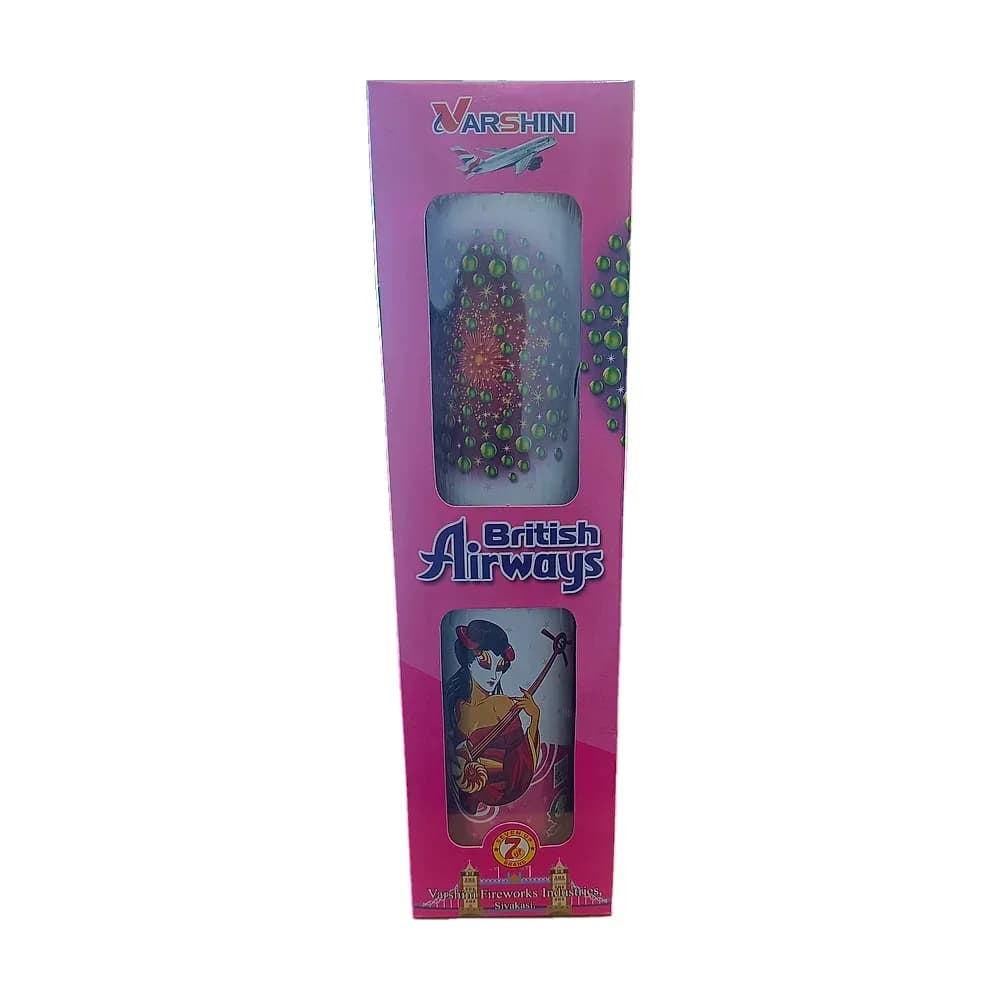 3½" Fancy Hot aerial shell, 1 piece