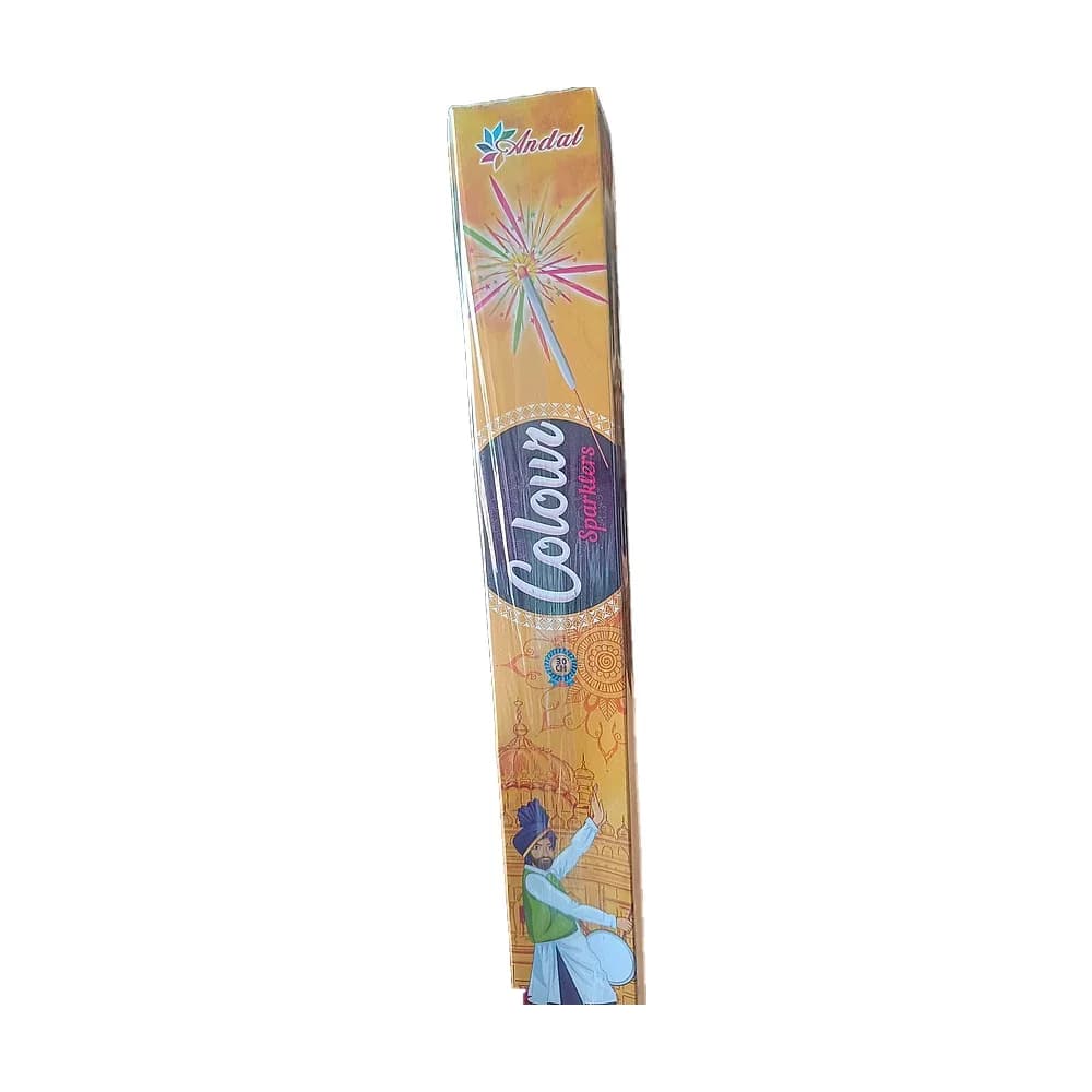 30 cm Color sparkler, 1 box