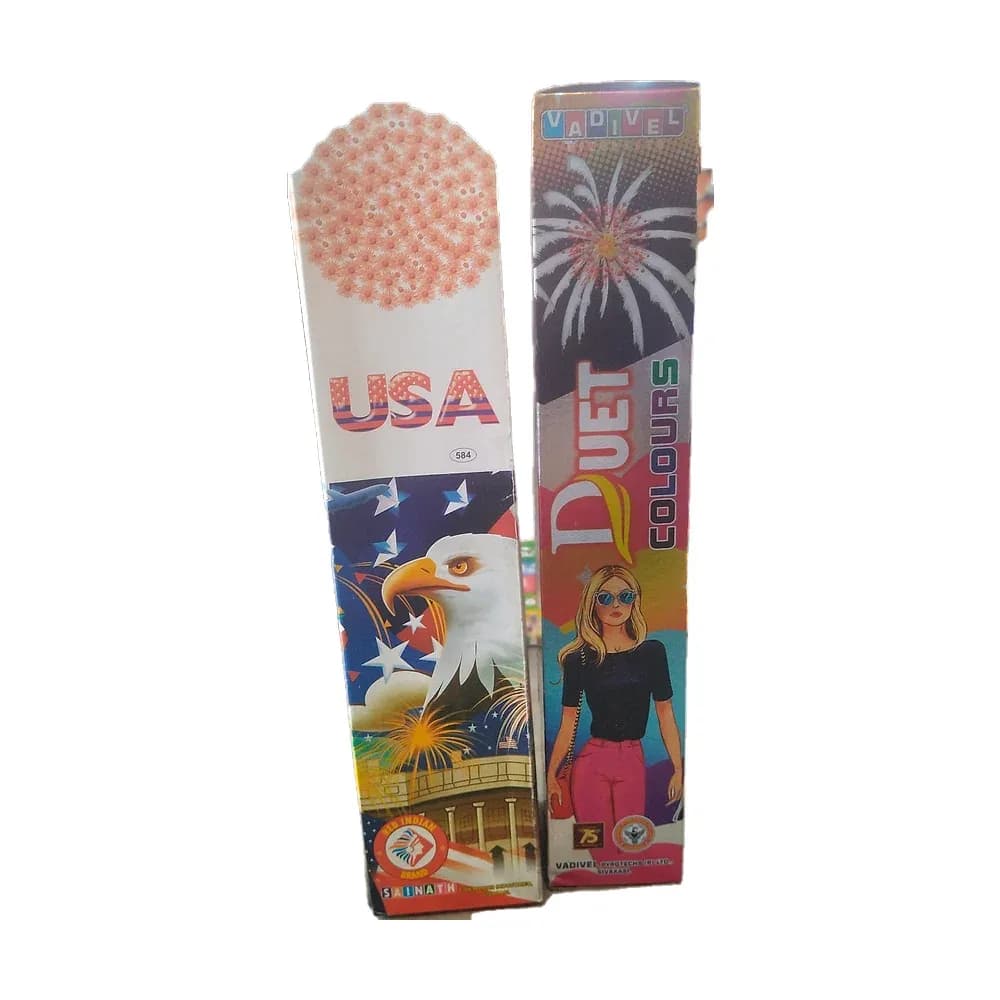4" Fancy (1 Pc) aerial shell, 1 piece