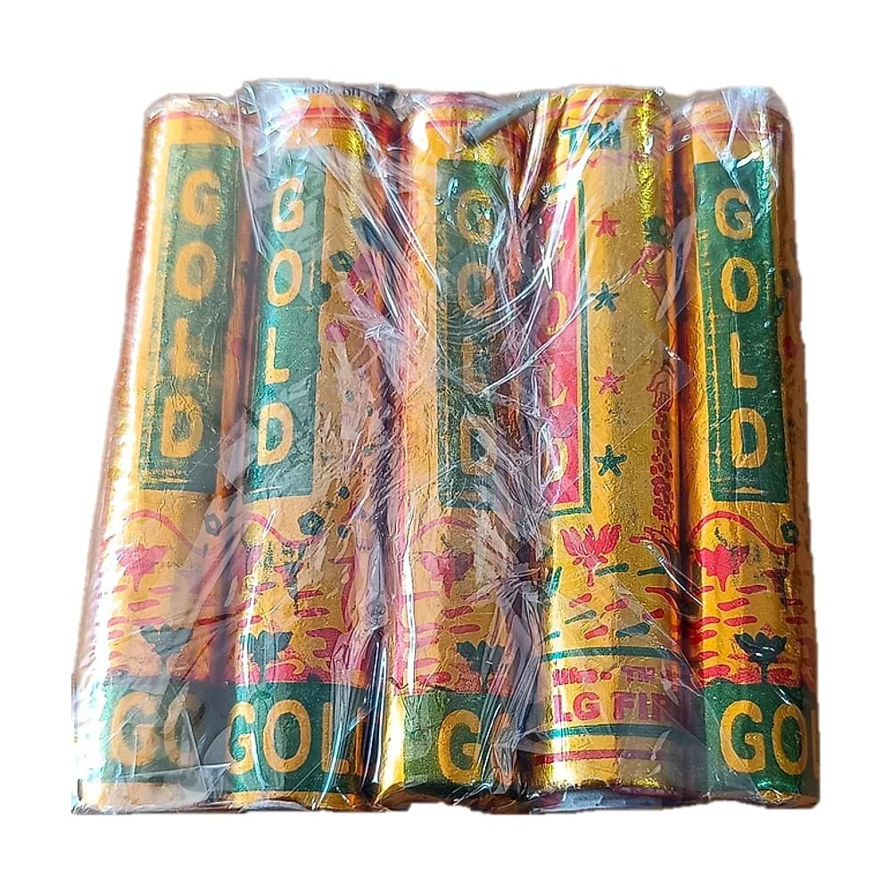 4" Gold Lakshmi sound cracker, 1 packet