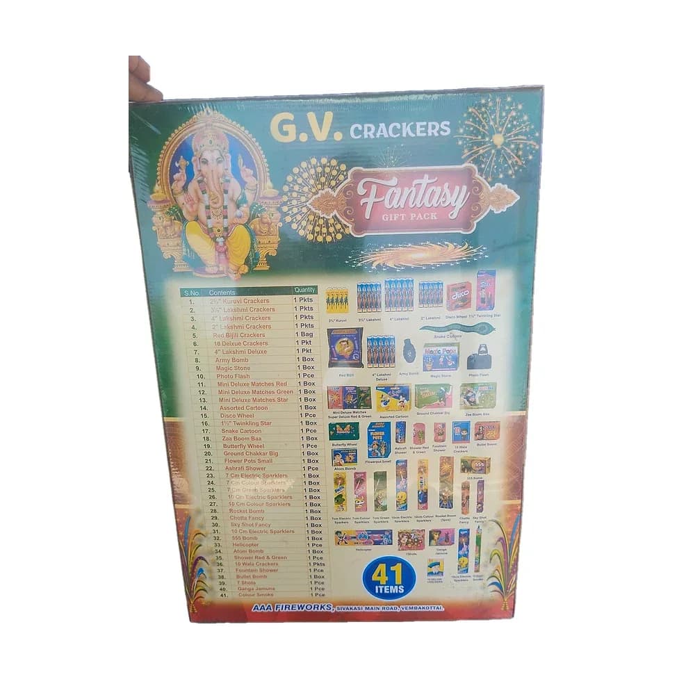 41 Items crackers gift box, 41 assorted items in one gift box