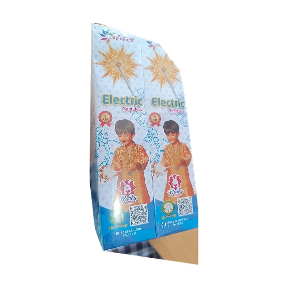 7 cm Electric sparkler, 1 box