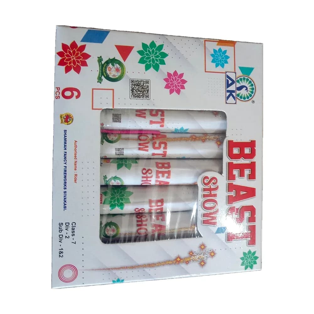 Beast Show – 5 Falls colour fountain, 1 piece