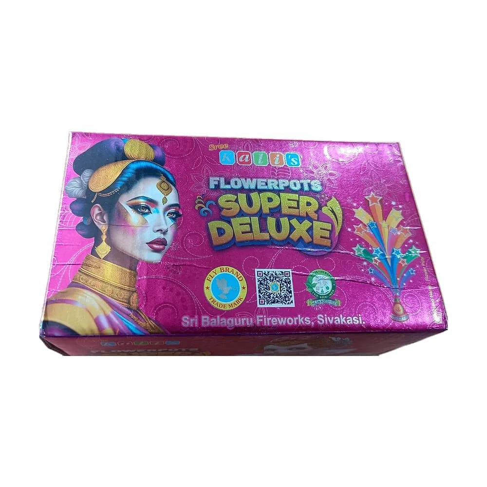 Flower Pot Super Deluxe (2pcs), 1 box of 2 pieces